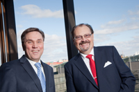 Harri Kerminen (CEO of Kemira) and Erkki KM Leppävuori (President & CEO of VTT)