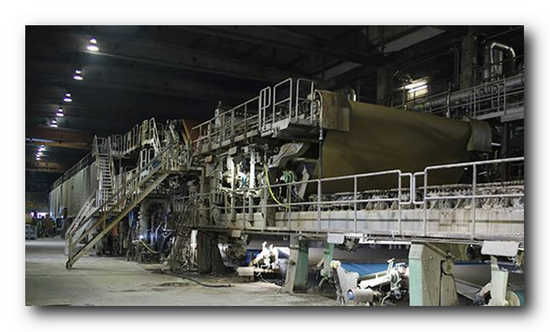 Paper machine 6 (PM6) at VPK Paper's Oudegem mill in Belgium
