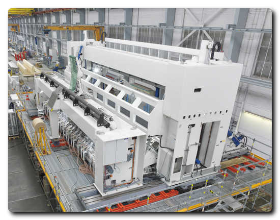 Before delivery, the two-drum winder is extensively tested at Voith
