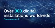Over 300 global installations of digital solutions confirm the success of Voith's Papermaking 4.0 portfolio