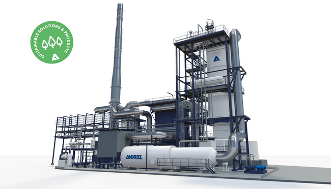   The ANDRITZ SulfoLoop sulfuric acid plant produces commercial grade, concentrated sulfuric acid © ANDRITZ