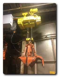 HCSG utilized swaged clevis fittings, facilitating easy installation and removal of the grapple from the hoist when needed for maintenance.