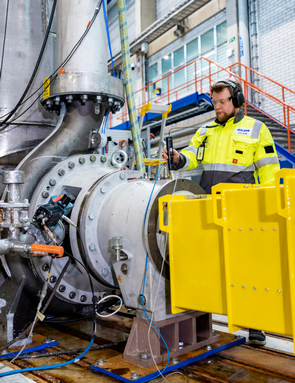 The MCETM pump is being tested at Sulzer’s full-scale R&D center in Kotka, Finland.