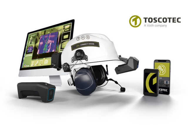 Toscotec’s YES-CONNECT-VISION AR system. 